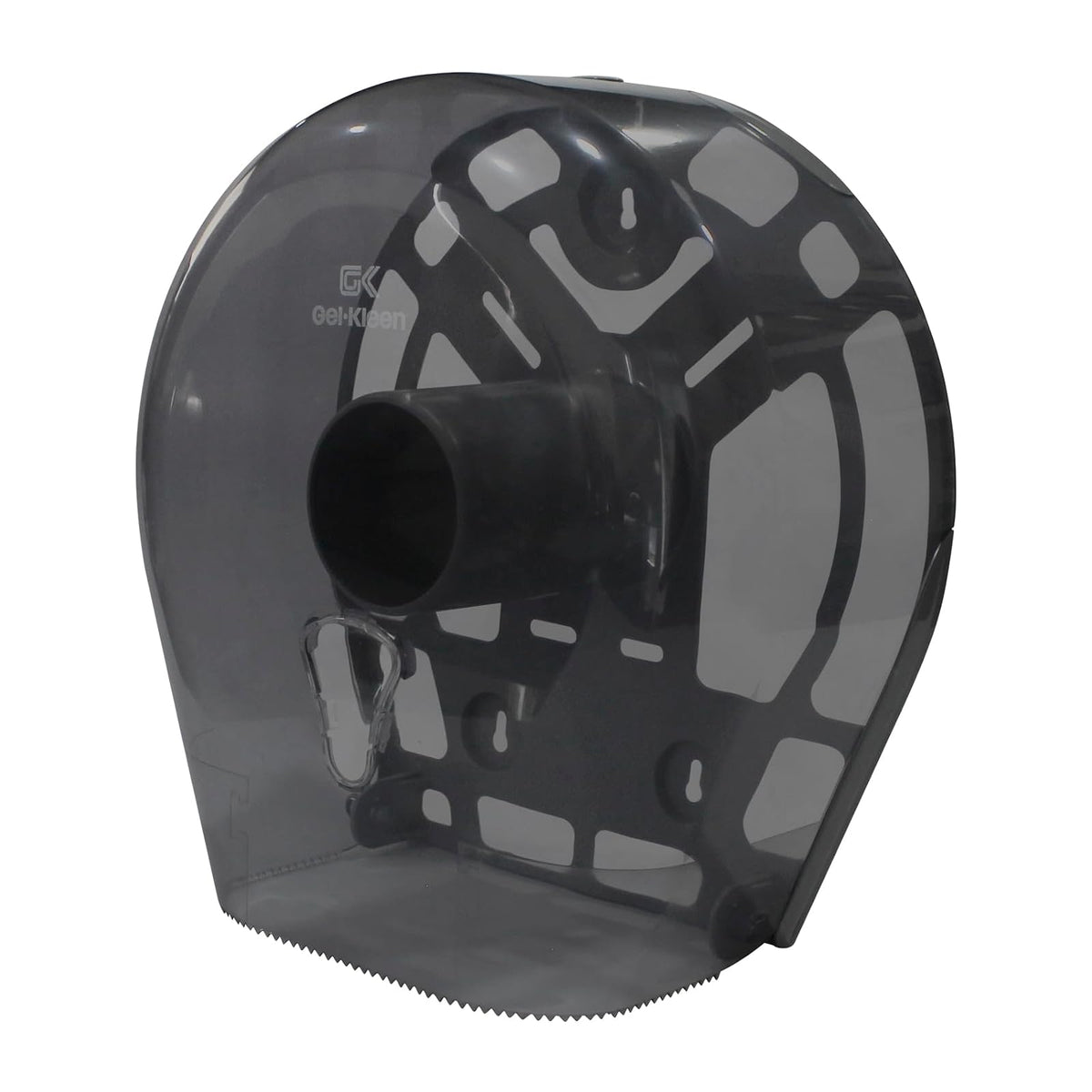 Gel Kleen Despachador de Papel Higiénico Junior Humo para Pared - Dispensador Institucional de Plástico ABS Uso Rudo para Rollo de hasta 300m, Ideal para Baño de Oficina, Negocio y Hogar