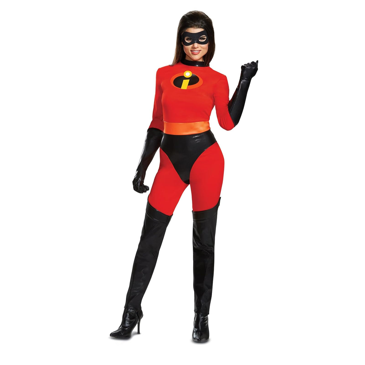 Disguise Mrs. Incredible Skirted Deluxe Adult Costume Disfraces de tamaño adulto Mujer