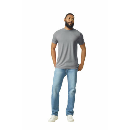 Gildan Softstyle CVC - Playera de Manga Corta, Estilo G67000, 4 Unidades Camiseta para para Hombre