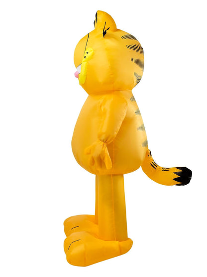 Rubies - Disfraz inflable Garfield para adultos para fiestas temáticas y Halloween, como se muestra, talla única