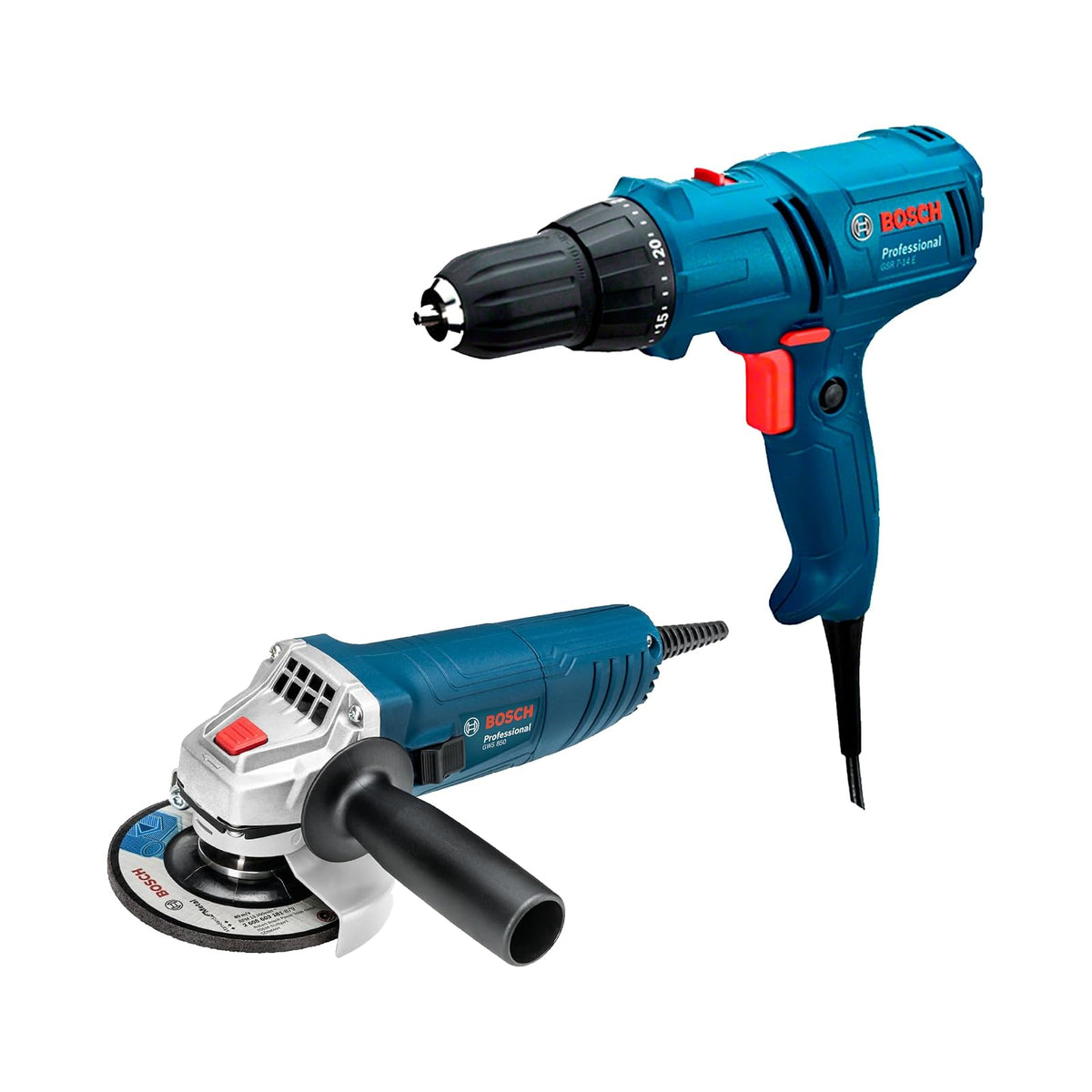 Bosch Mini esmeril GWS 850 850W + Taladro atornillador Bosch GSR 7-14 127V
