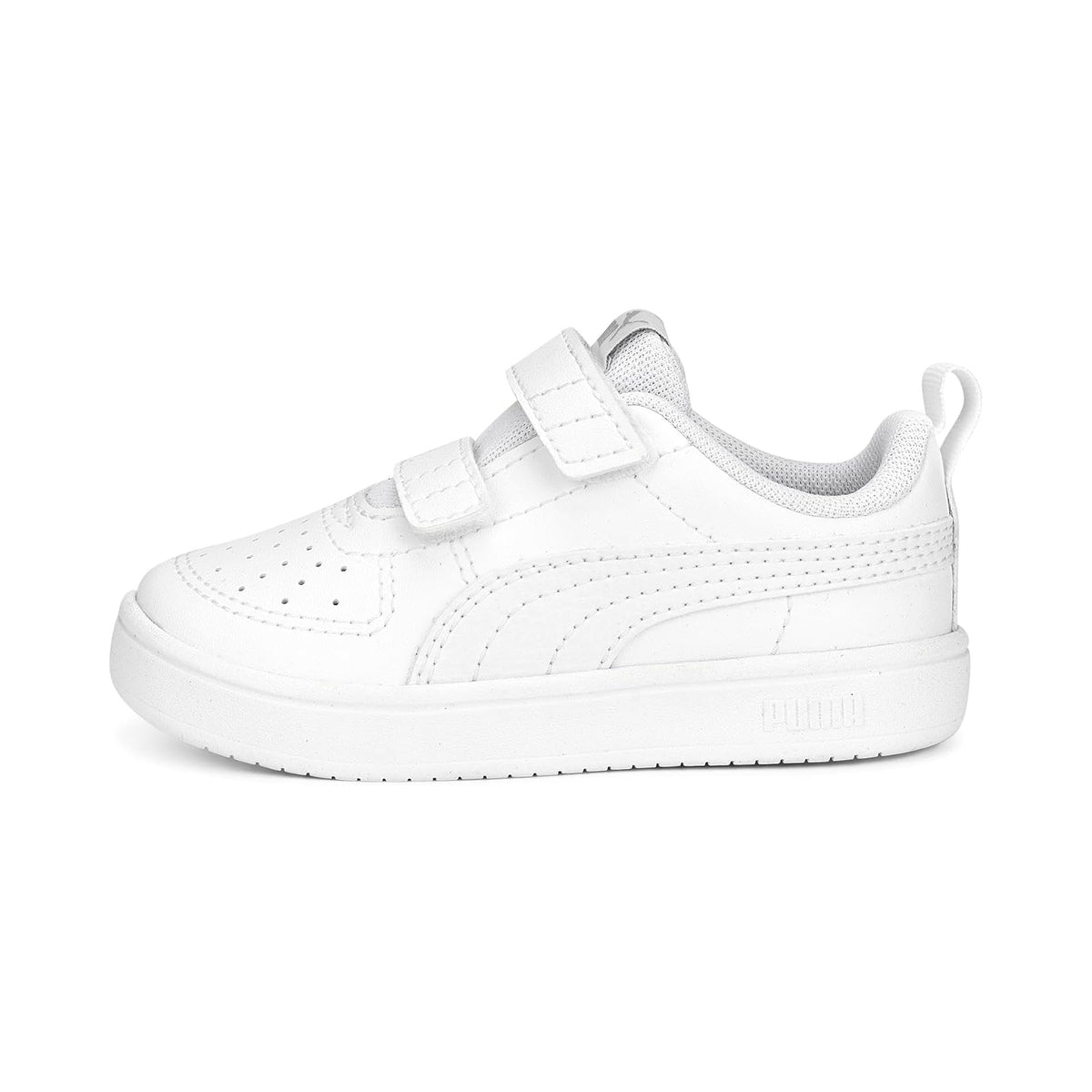 Puma Rickie V Inf Zapatillas para Bebé e Infante - 16.0 cm - PUMA White-PUMA White-Cool Light Gray