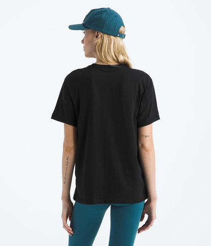The North Face Evolution Simple Dome - Playera de Manga Corta Relajada para Mujer, Playera de algodón con Logotipo Bordado clásico