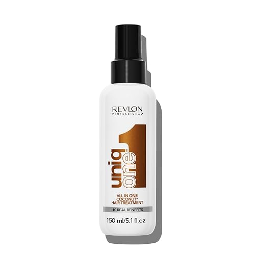Revlon Professional Uniq One Hair Treatment Coco | 150 ml, sin enjuague, fórmula vegana, 10 , botella 25% RPET