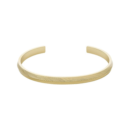 Fossil - Pulsera para mujer, Talla única, Acero inoxidable, Cristal