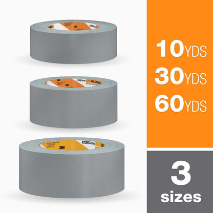 Cinta adhesiva 3M Pro Strength de 1.9 pulgadas x 60 yardas, cinta multiusos de grado profesional, potente calcomanía, unión duradera, ideal para uso industrial y HVAC, excelente resistencia para mayor