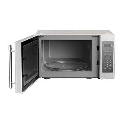 Horno de Microondas Aucma 0.7 Pies Cúbicos Color Gris con Negro Modelo AKMW07SMGSH
