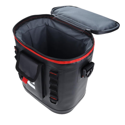 Cummins CMN34718 - Bolsa enfriadora portátil Suave con Aislamiento de Doble Laminado, 12 latas, con retención de Hielo para Trabajo, Campamento, Playa, Color Negro