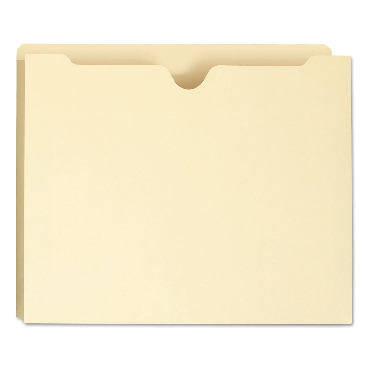 Smead 75439 - Chaqueta de archivo, pestaña de corte recto, expansión de 2,5 cm, tamaño carta, Manila, 50 por caja