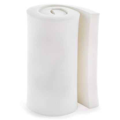 Linenspa LS4247225UF - Cojín de espuma de alta densidad, ideal para sillas, sofás, cabeceros y proyectos de bricolaje, Blanco, 3" x 24" x 72", 1