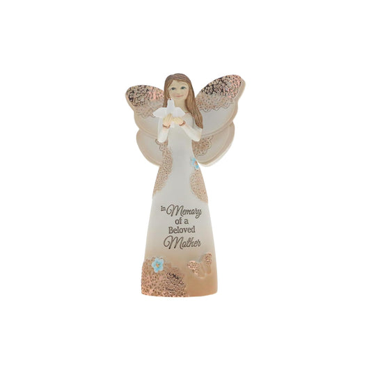 Pavilion Gift Company 19135 - Figura de ángel conmemorativo de Light Your Way Madre Love, 5-1/2 Pulgadas