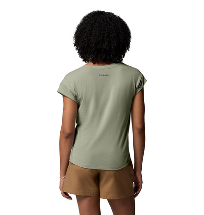 Columbia Daniela Falls - Camiseta de Manga Corta con Cuello en V para Mujer