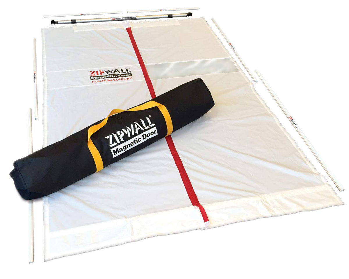 ZipWall MDK - Kit de puerta magnética para barrera antipolvo