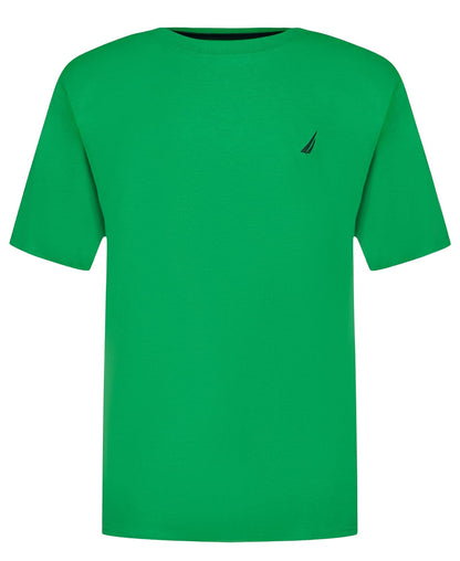 Nautica Camiseta de Manga Corta para Niño Color Ceramic - 10-12 - Verde (Bright Green)