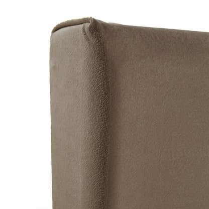 Sochic Cabecero Tapizado en Tela Velvet - 1 Panel para Cabecera con Altura Ajustable Color Cocoa.