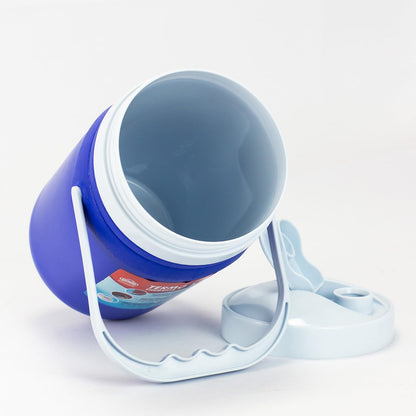 Guateplast Termo 1.5 L Poliuretano | Azul, material poliuretano, libre de BPA, mantiene bebidas frías o calientes