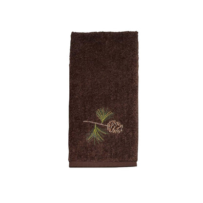 Avanti Linens - Toalla de Punta de los Dedos, algodón Suave y Absorbente, Accesorios de baño inspirados en la Naturaleza (colección de Rama de Pino) 18 x 11 Pulgadas