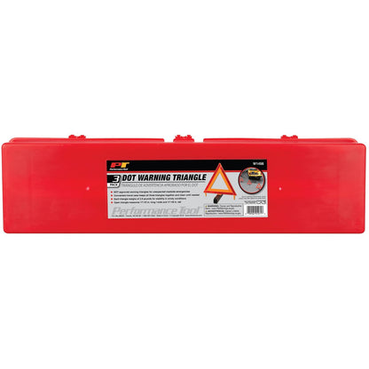 Performance Tool W1555 Deluxe - Asistente de Emergencia para Carretera, Dot Reflective Warning Triangle - 3 Pack