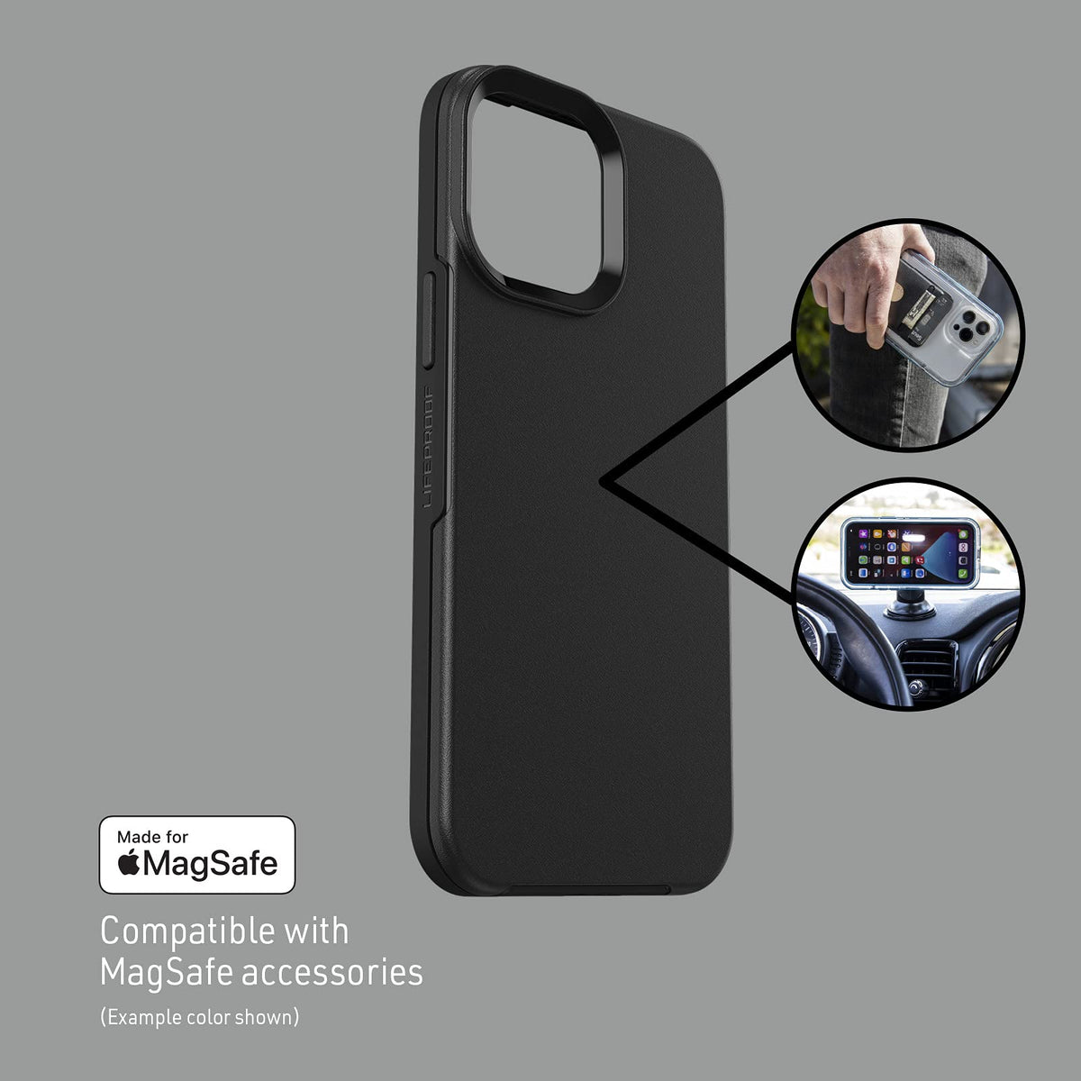 LifeProof See Series - Funda con MagSafe para iPhone 13 Pro MAX y iPhone 12 Pro MAX
