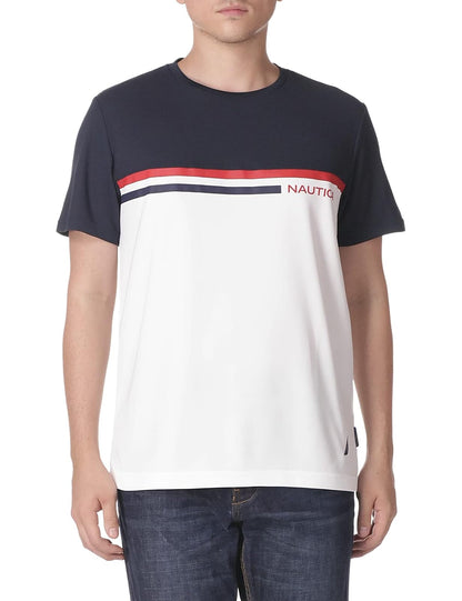 Nautica Playera Colorblock Navtech para Hombre - marino - CH