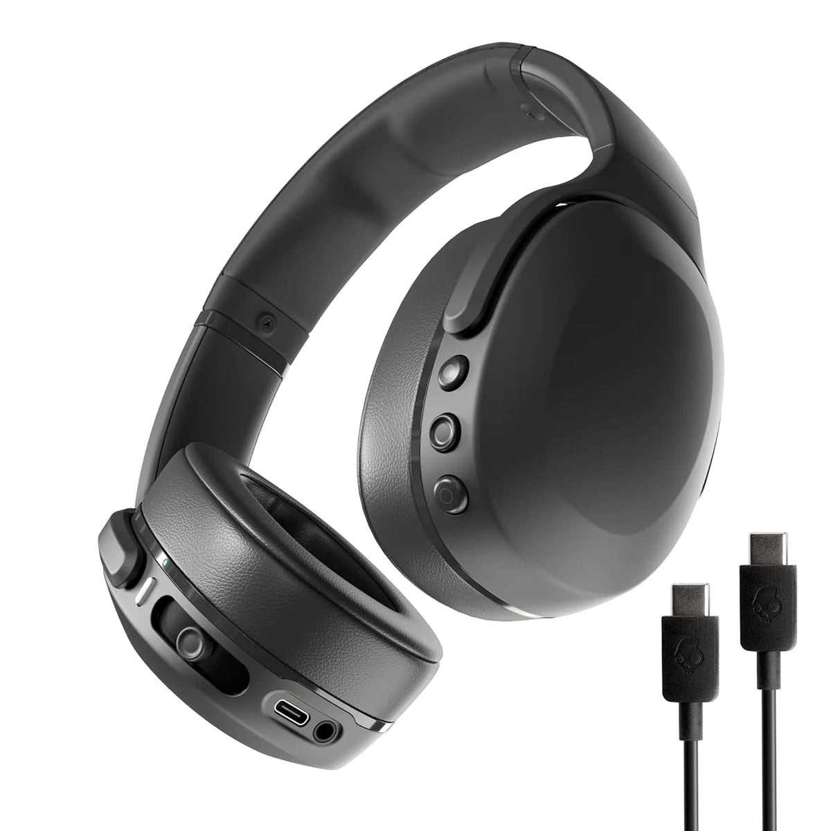 Skullcandy Crusher EVO Audífonos Inalámbricos con Bajos Ajustables - Negro - Bundle