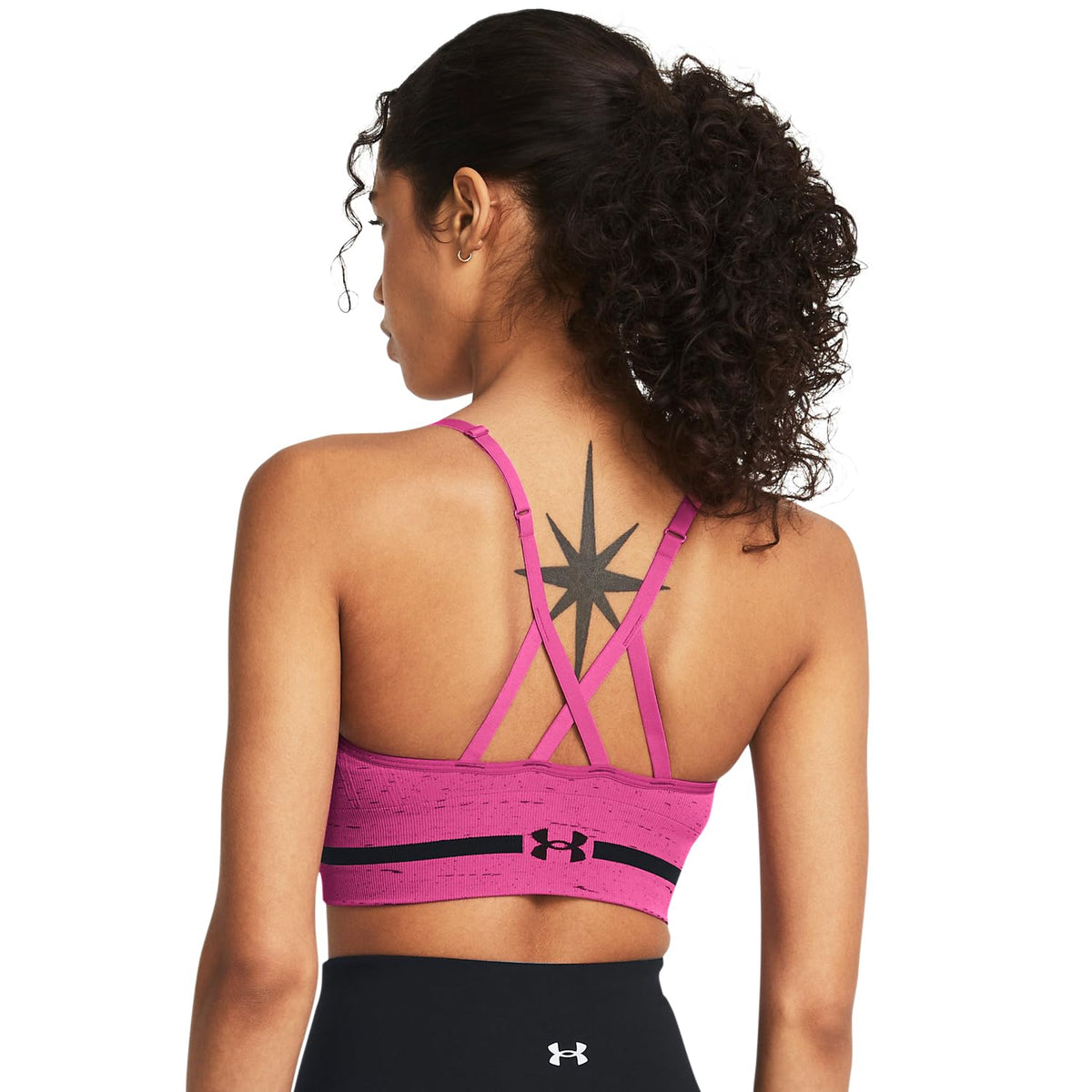 Under Armour Seamless Low Long Sujetador Deportivo, Mujer