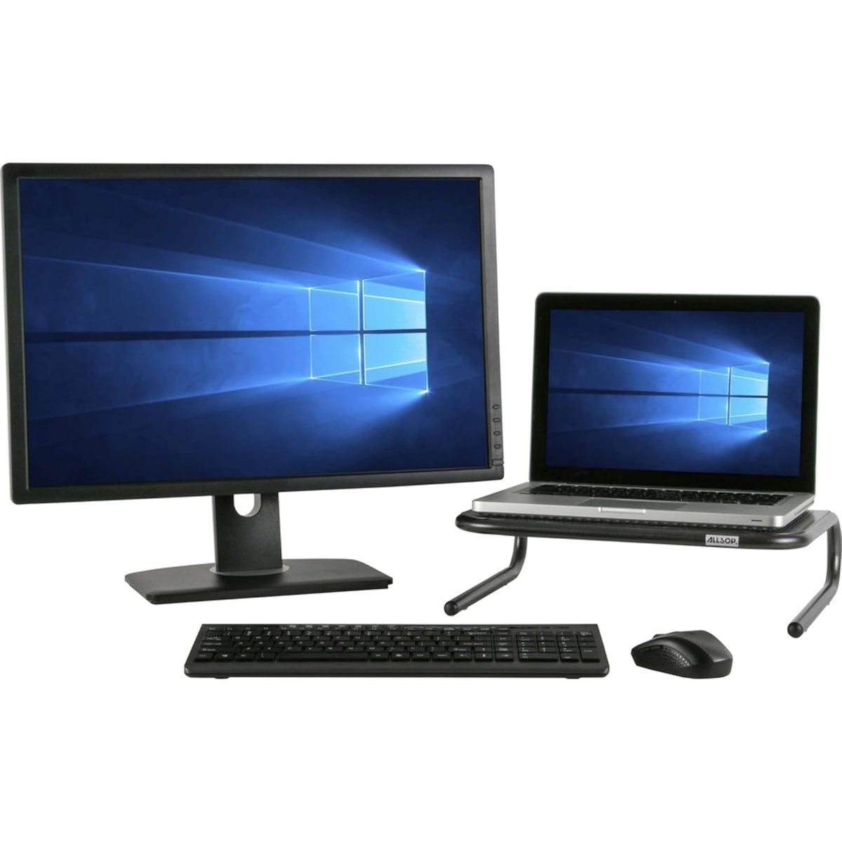 ALLSOP 30165 METAL ART JR.(TM) MONITOR STAND (BLACK)