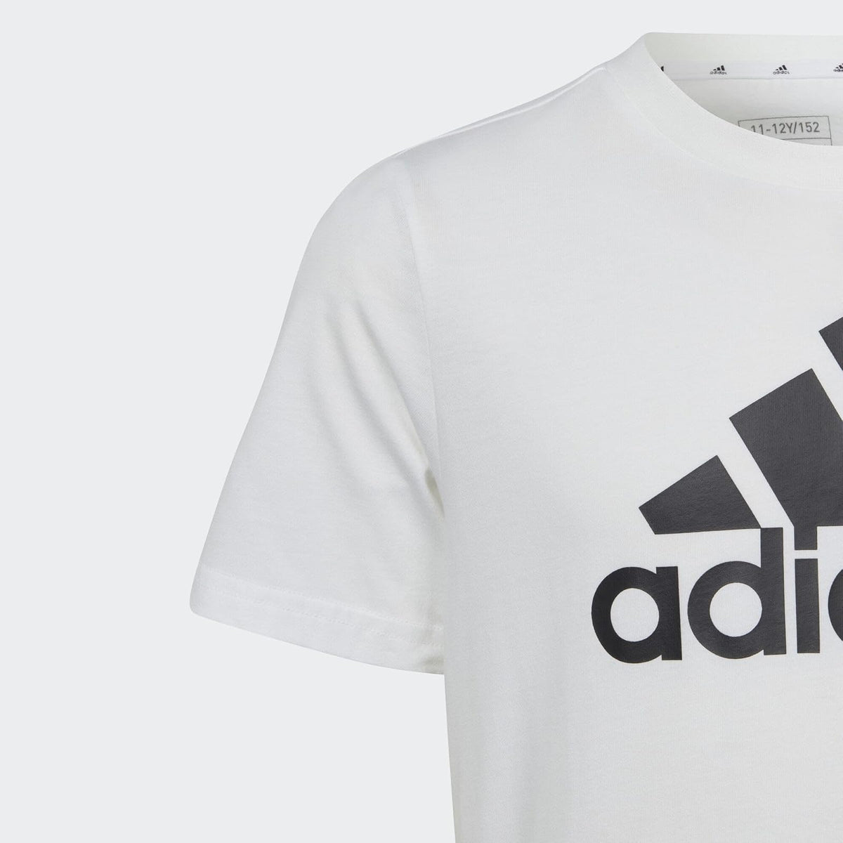 Adidas Camiseta Unisex de algodón Essentials Big Logo para niños (Manga Corta) (Paquete de 1)