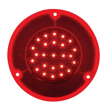 United Pacific CTL6772LED - Luz trasera superbrillante de 25 LED para camión 1967-72 Chevy/GMC Stepside, lente moldeada por inyección, conexión de enchufe 1157, una unidad
