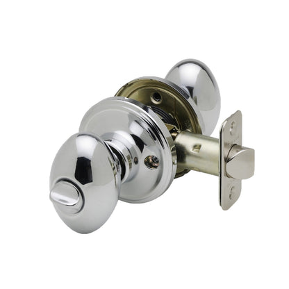 Copper Creek EK2020BC Pomo de Puerta Forma de Huevo - Privacidad - Acero inoxidable (Polished Stainless)