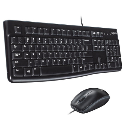 Logitech MK270 Combo Teclado y Mouse Inalámbrico en Español - Negro - MK120