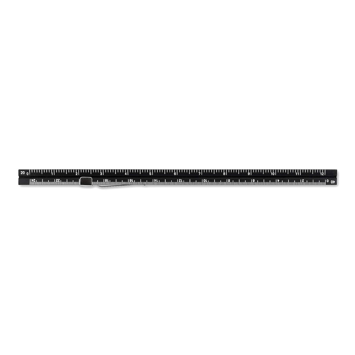 Alumicolor 3011-1 balanza de bolsillo de aluminio con clip, Ingeniero con Clip, Negro, 15.2 cm, 1, 1