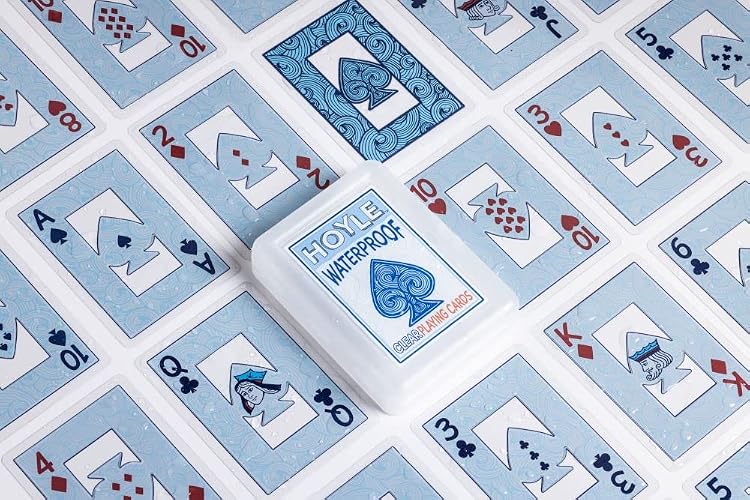 Hoyle - Cartas de juego transparentes impermeables