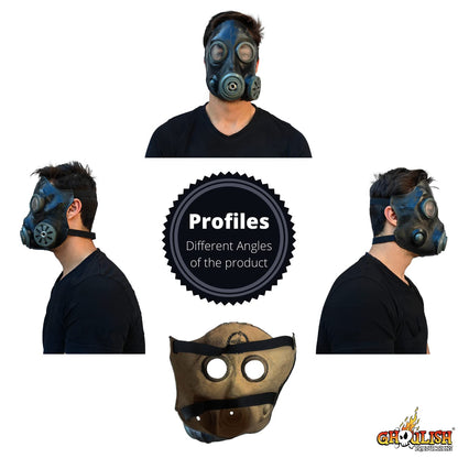 Máscara de Gas Gotica Hecha de Látex Estilo Steampunk, Disfraz Apocaliptico de Máscara de Gas Ideal para Halloween y Fiestas de Disfraces
