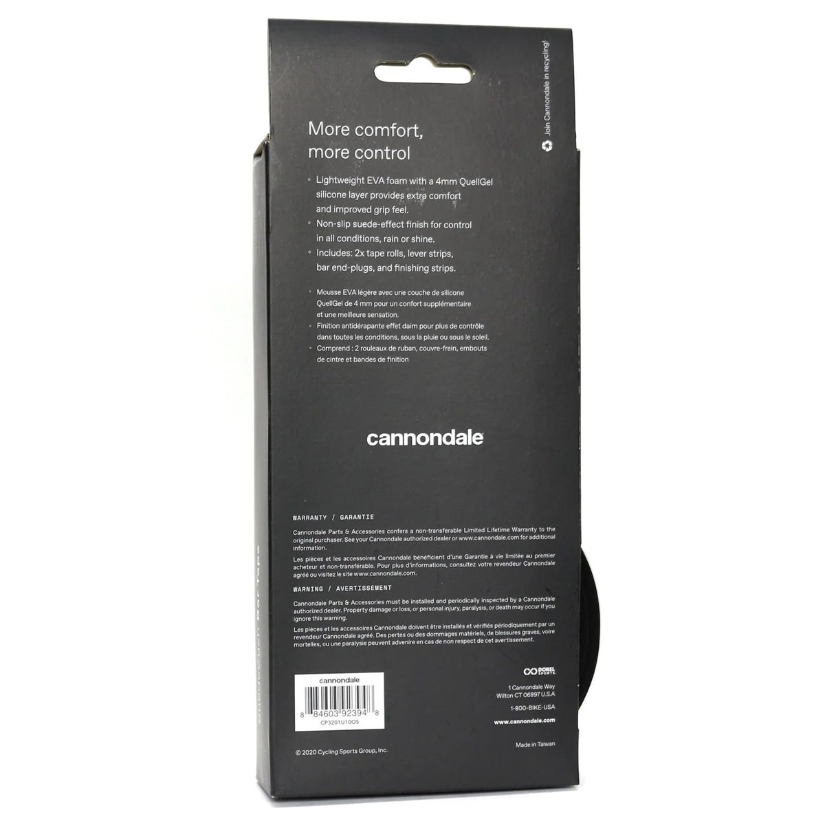 Cinta Manubrio Cannondale Suedecush Color Negro