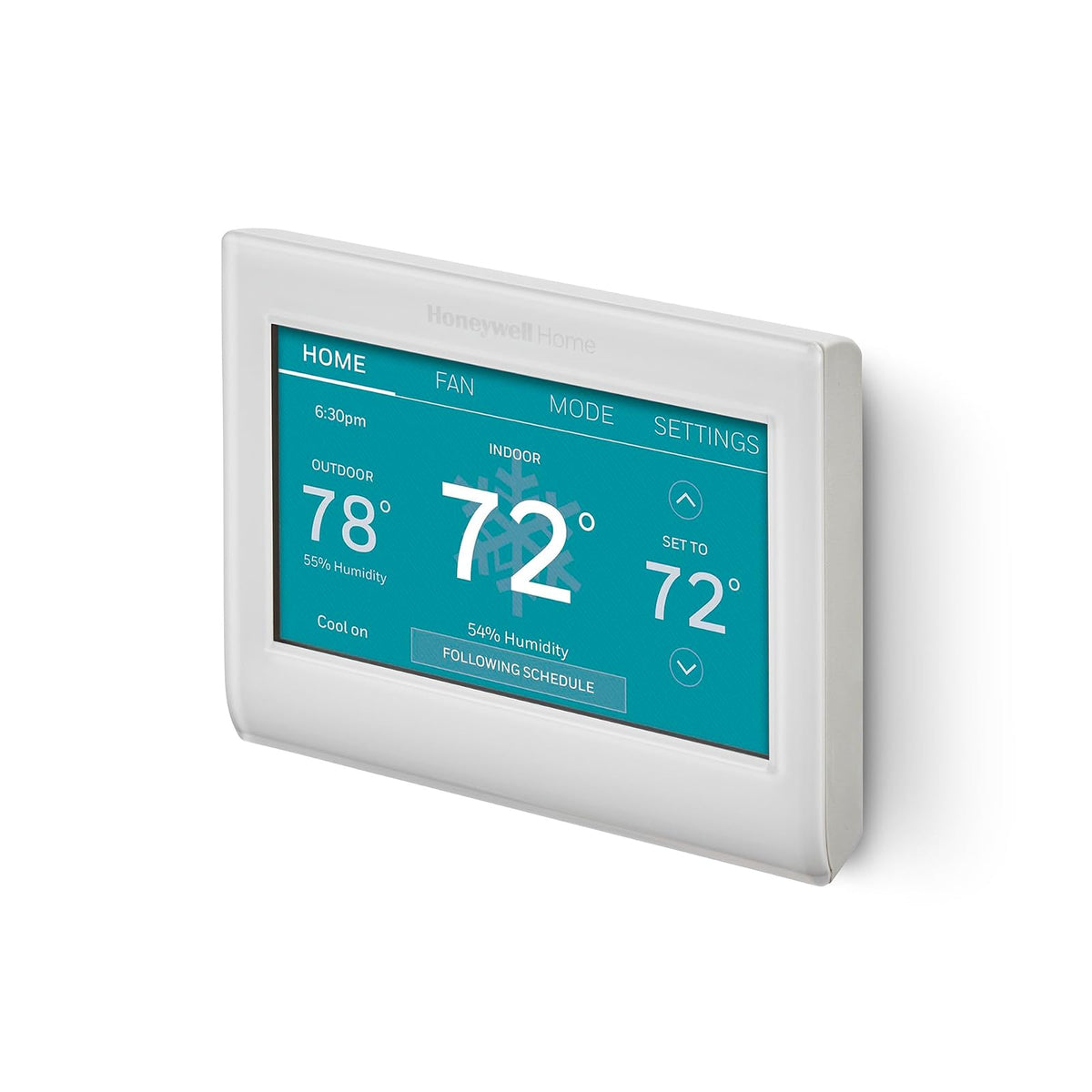 Honeywell Home RTH9600WF - Termostato de Color Inteligente Energy Star Wi-Fi visualización táctil programable Alexa Ready - Se Requiere Cable C