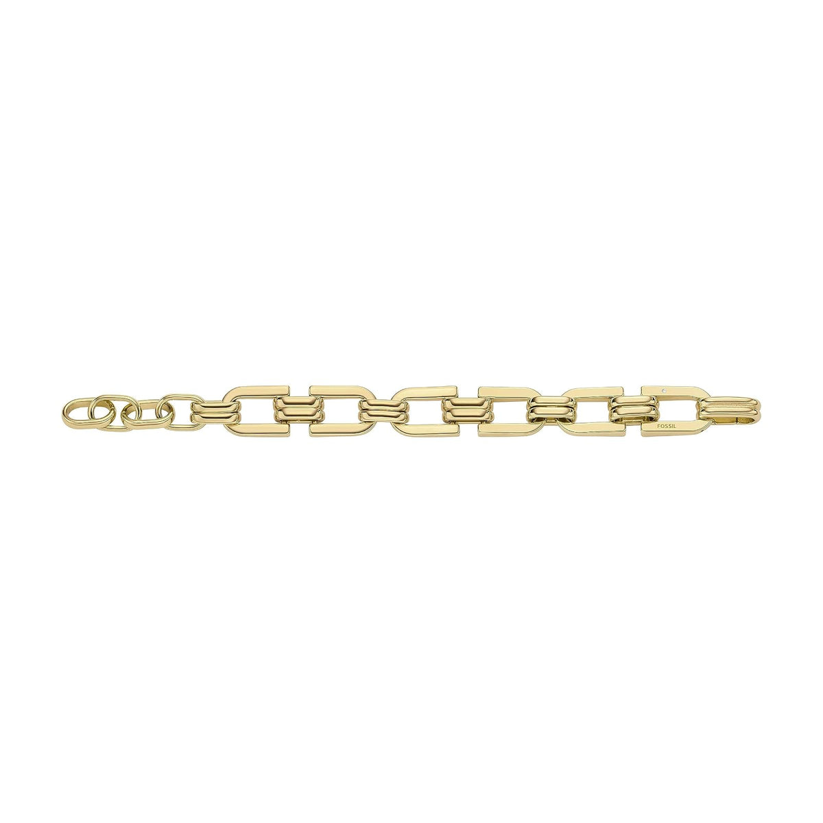 Fossil Pulsera jf04573710 heritage de acero inoxidable en color dorado para dama