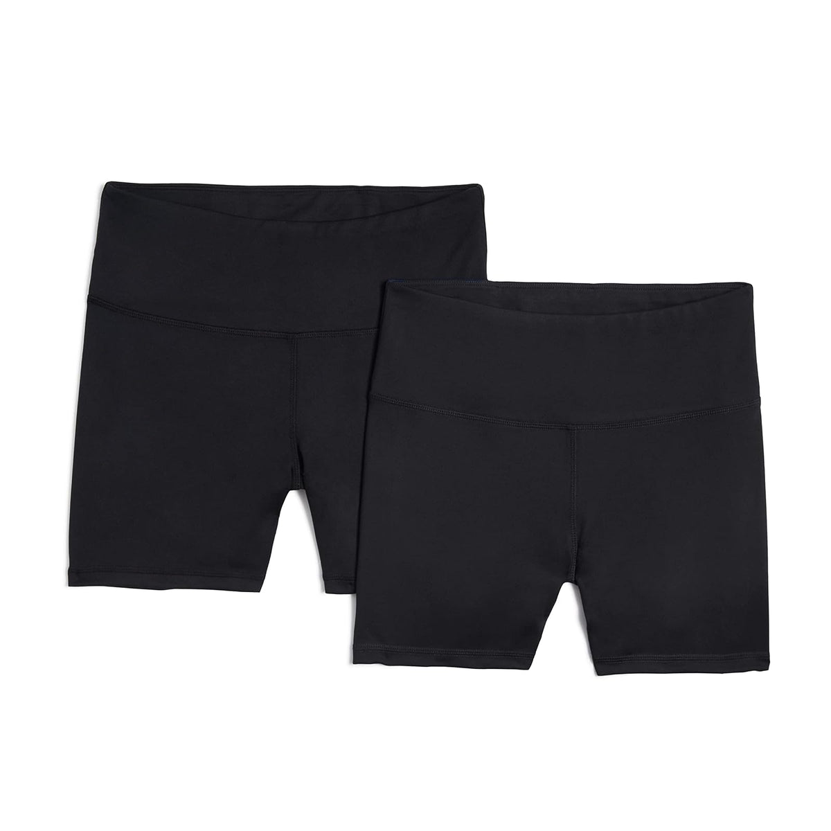 Jockey Paquete de 2 Pantalones Cortos de Cintura Alta para Bicicleta Pantalones Cortos Informales para Mujer