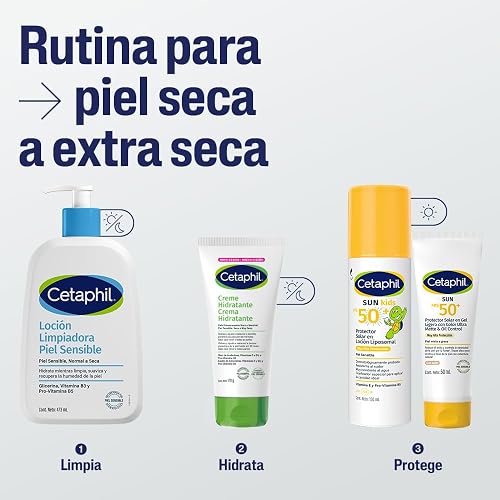 Cetaphil Crema Hidratante Corporal Intensa Todo Tipo de Piel Sensible 170 g | Hidrata hasta 48 h desde la primera aplicación, ayuda a restaurar piel en 1 semana y calma la resequedad con rápida absorción