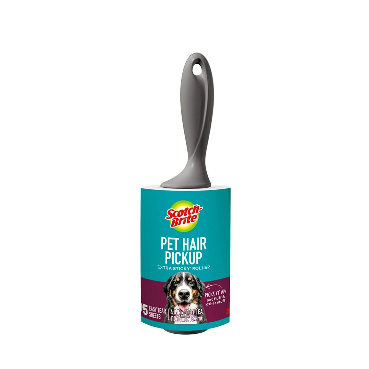 Scotch-Brite Rodillo Quitapelusa con Adhesivo Extra Fuerte - 95 Sheets