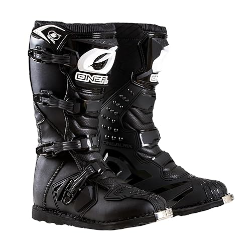 O’Neal - Botas para motociclista, logo nuevo negro, Negro, 7 M US