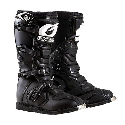 O’Neal - Botas para motociclista, logo nuevo negro, Negro, 7 M US