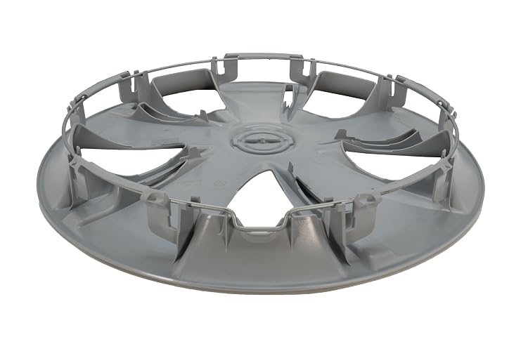 Nissan Tapa de Rin 14” March Sense 2016-2023 1 Pieza de Plástico Acabado Brillante, Color Plata