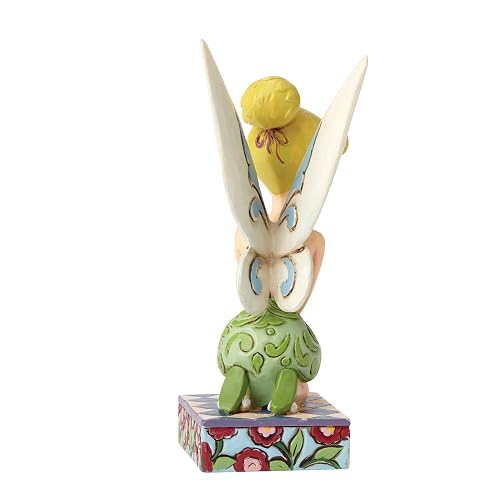 Disney Traditions by Jim Shore Peter Pan Tinker Bell Personality Pose Stone Figura de Resina, 4 Pulgadas
