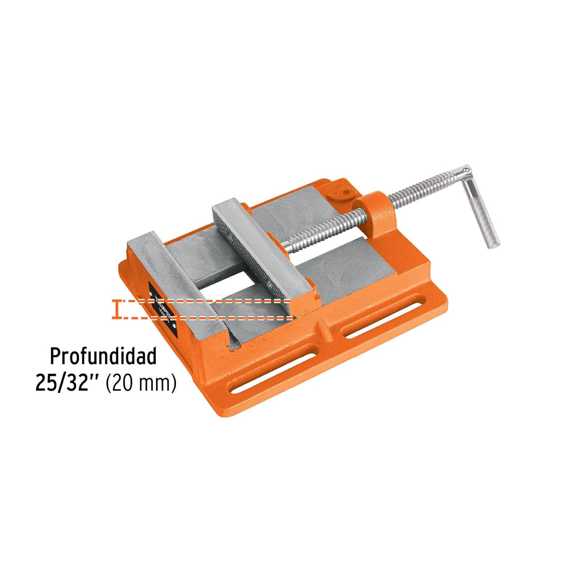 Truper PMP-60, Prensa morsa plana 150 mm para trabajos de precisión