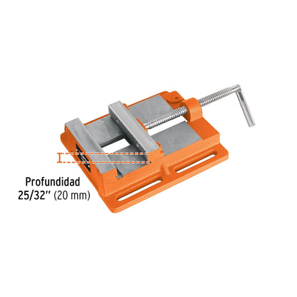 Truper PMP-60, Prensa morsa plana 150 mm para trabajos de precisión
