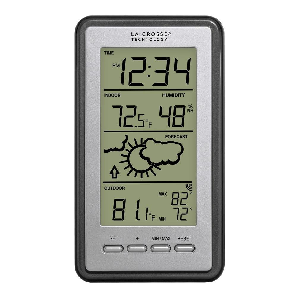 La Crosse Technology WS-9230U-IT-Int Digital Forecast Thermometer with Temp and Humidity