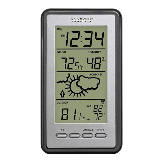 La Crosse Technology WS-9230U-IT-Int Digital Forecast Thermometer with Temp and Humidity