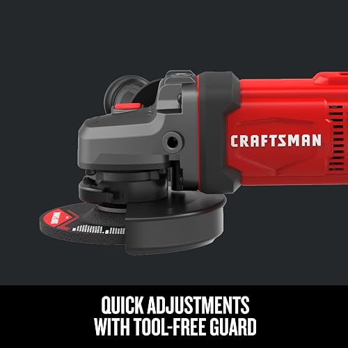 CRAFTSMAN Esmeriladora Angular de 4-1/2 Pulgadas 20V Inalámbrica sin Bateria Inluida CMCG400B