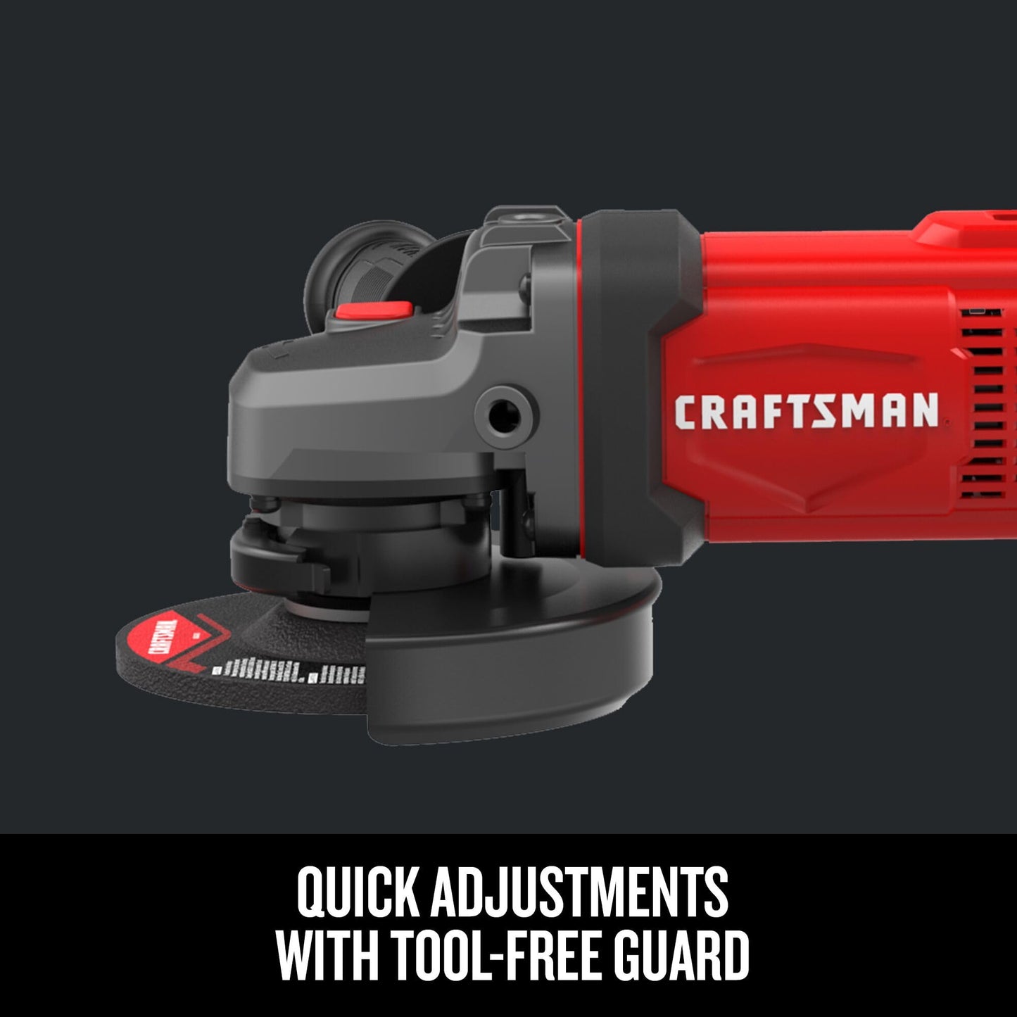 CRAFTSMAN Esmeriladora Angular de 4-1/2 Pulgadas 20V Inalámbrica sin Bateria Inluida CMCG400B